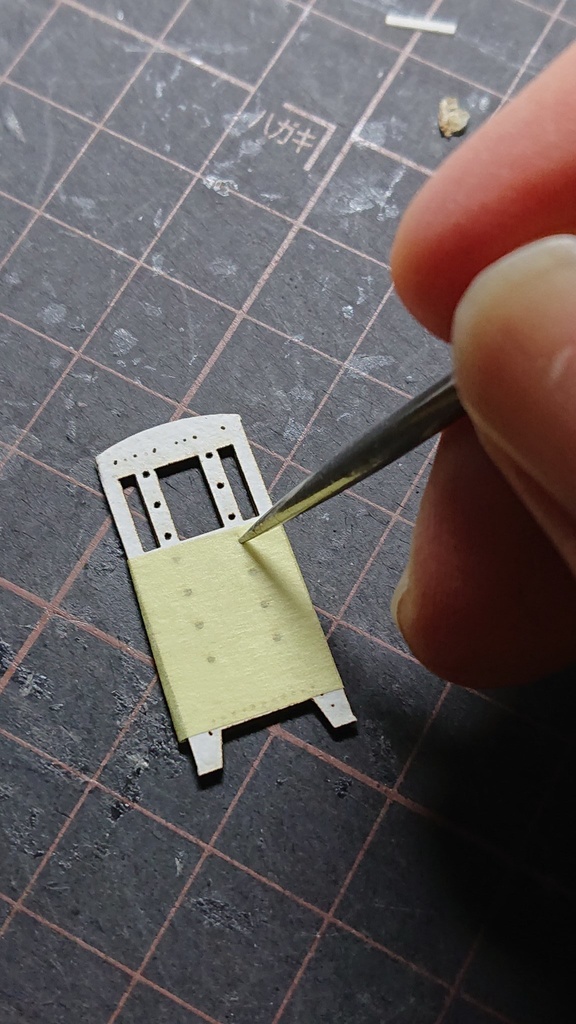 【HOナロー】9mmゲージ対応 花巻電鉄サハ3(半鋼製車)型紙 レーザー加工済み ペーパー 軽便鉄道 関西急行物語