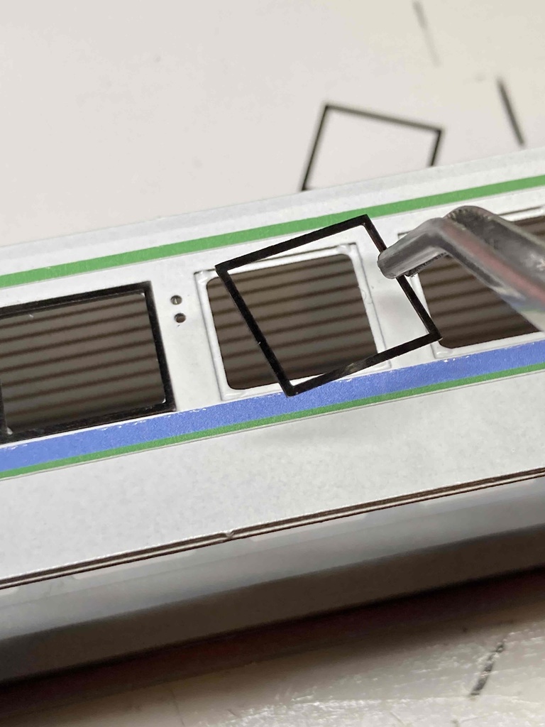 【HO】キハ150形0番台気動車 車体枠硬質ペーパーキット 関西急行物語