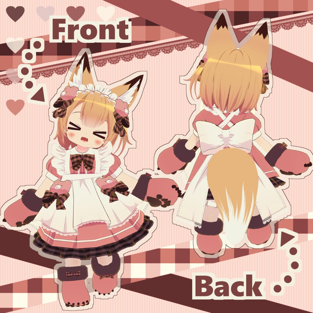 着せ替えデータ「テディベアエプロンドレス」