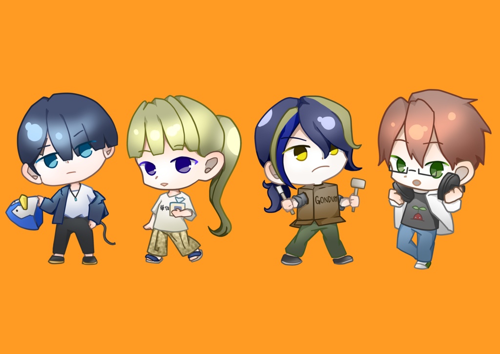 自陣アクスタ　4個セット