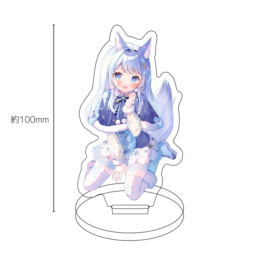 雪狐ねむこアクリルスタンド-おっちゃんこver.-