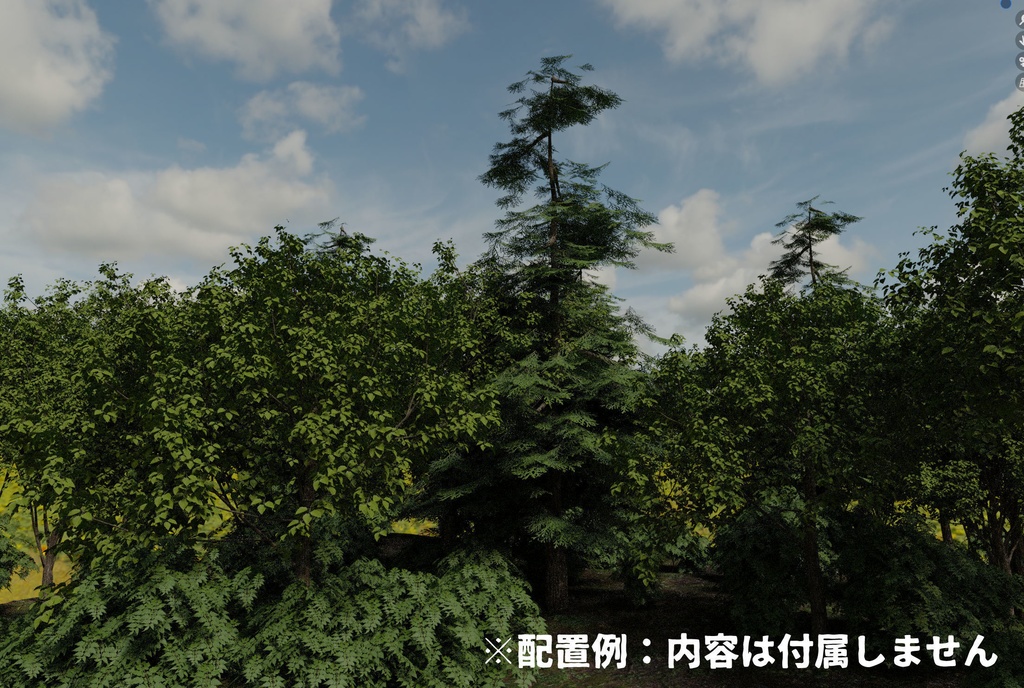 「Blenderチュートリアル ジオメトリノードで木ジェネレータを0から作る」関連プロジェクトファイル