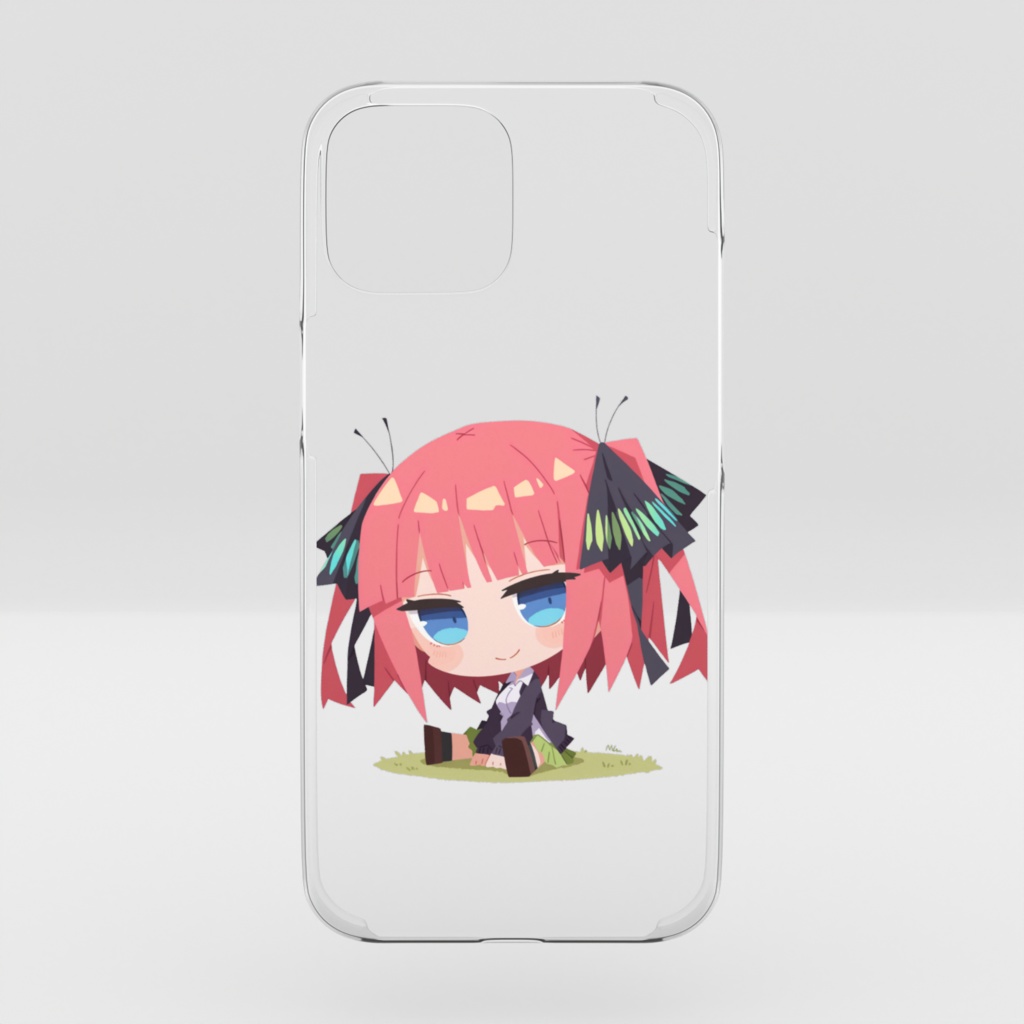 [五等分の花嫁]中野二乃 デフォルメiPhone16クリアケース