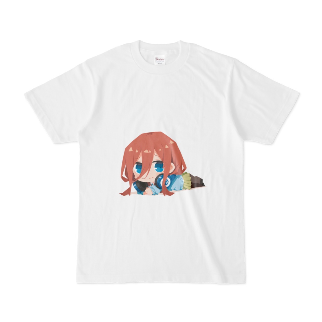 [五等分の花嫁]中野三玖 デフォルメTシャツ 綿100%