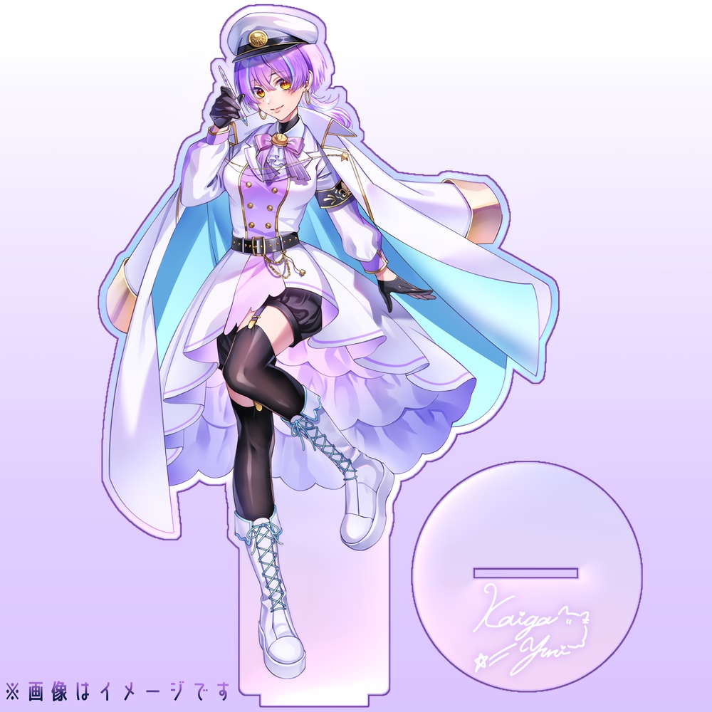 【受注】海賀ユリ✧1周年＆HBD✧オーロラアクリルスタンド