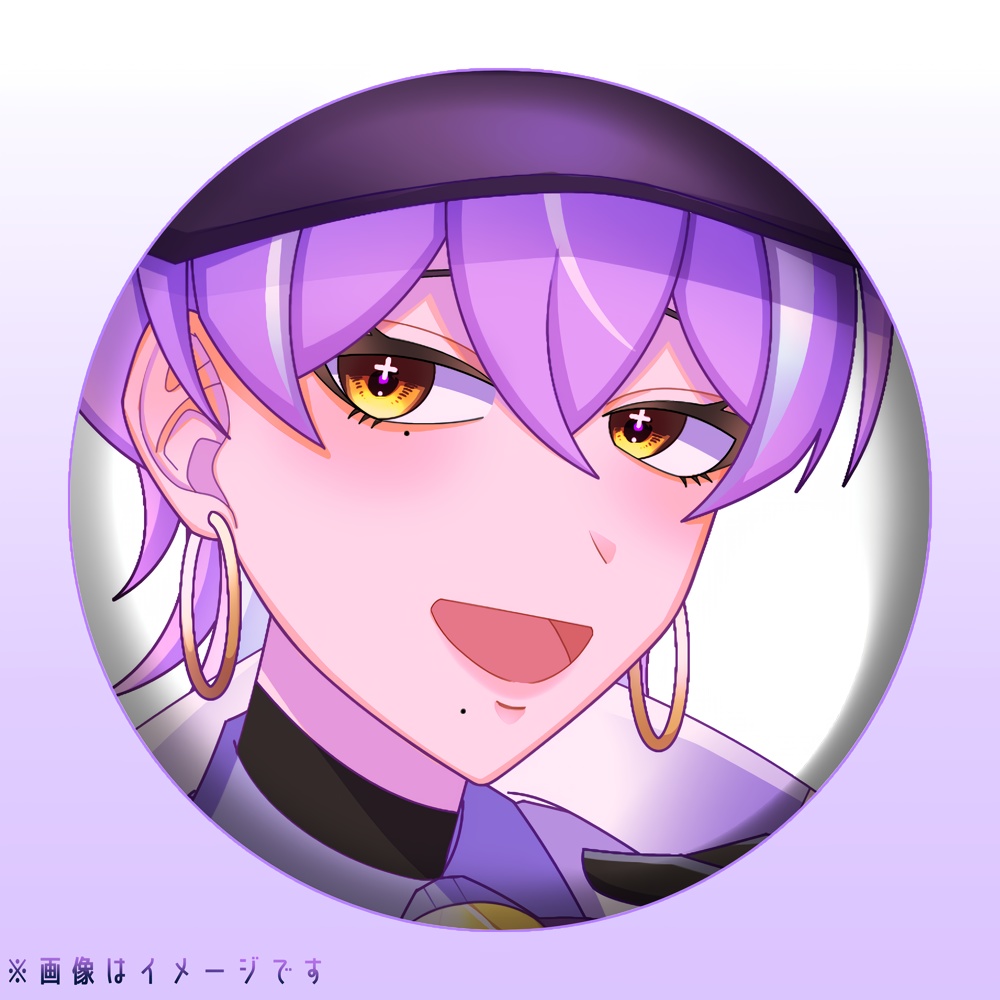 【受注】海賀ユリ✧1周年＆HBD✧缶バッジ/A