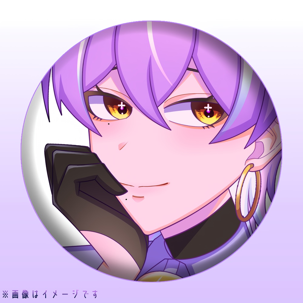 【受注】海賀ユリ✧1周年＆HBD✧缶バッジ/B