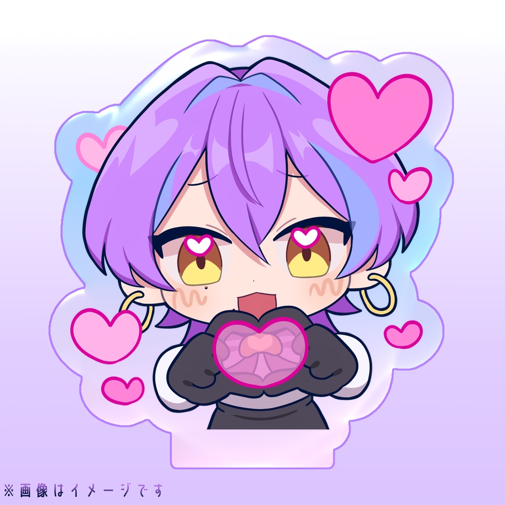 【受注】海賀ユリ✧1周年＆HBD✧アクリルブロック✧♡