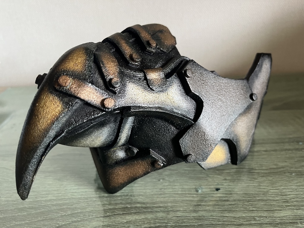 嘴型装甲マスク「ストラス弐式」Steam punk ver.