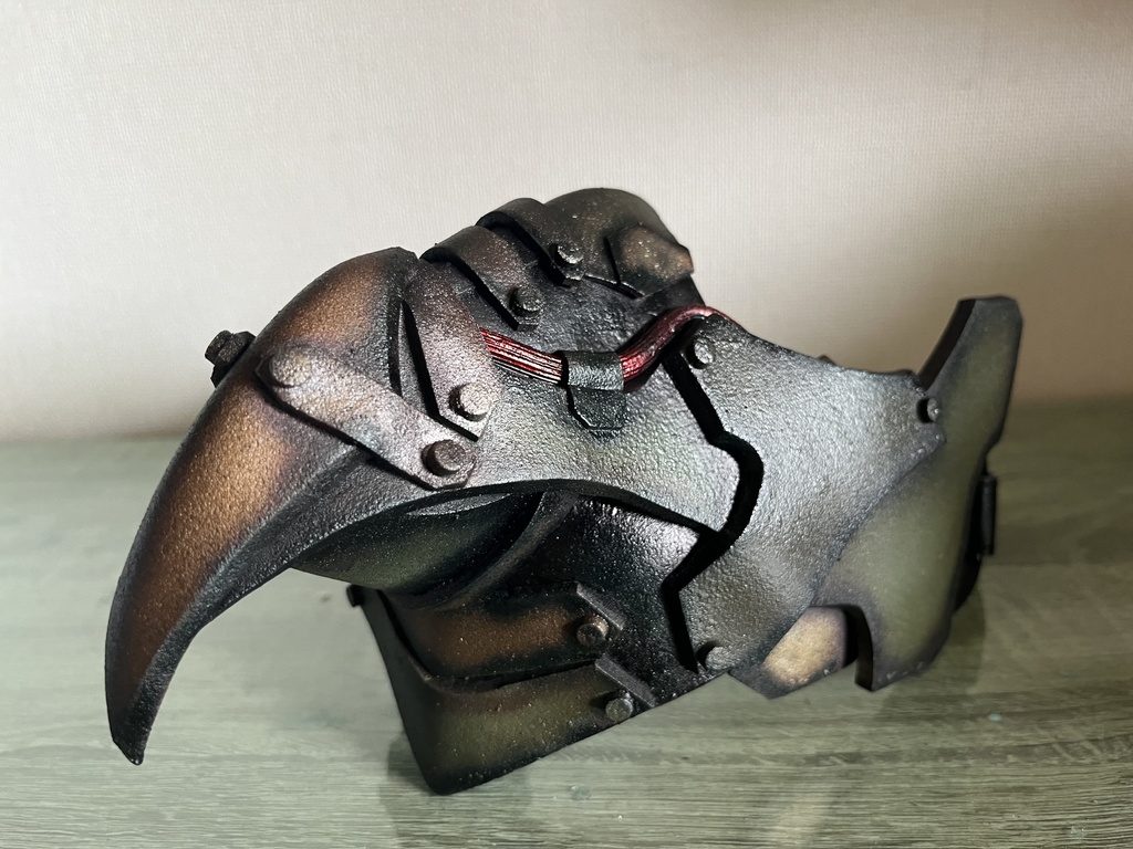 嘴型装甲マスク「ストラス弐式」Army green  ver.