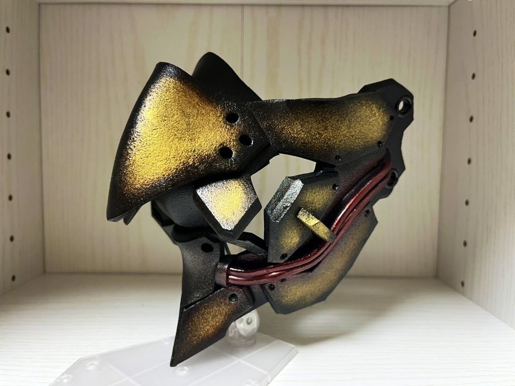 【お取り置き品】オリジナルハーフマスク「アルバスII」Steampunk ver.