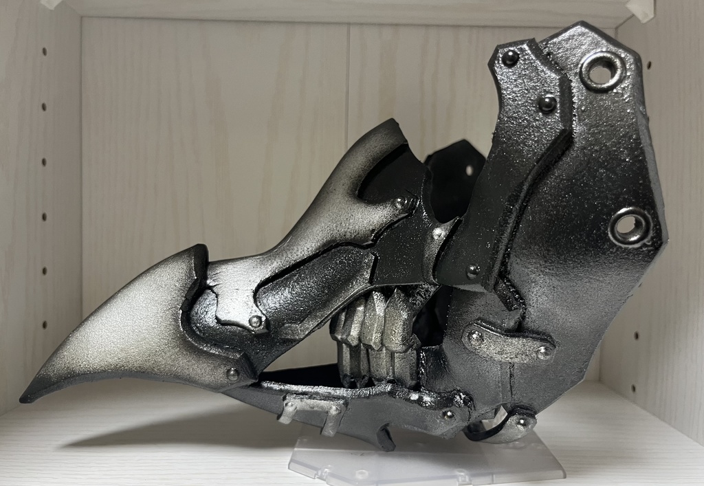 ハーフマスク「骸吐鳥」Silver