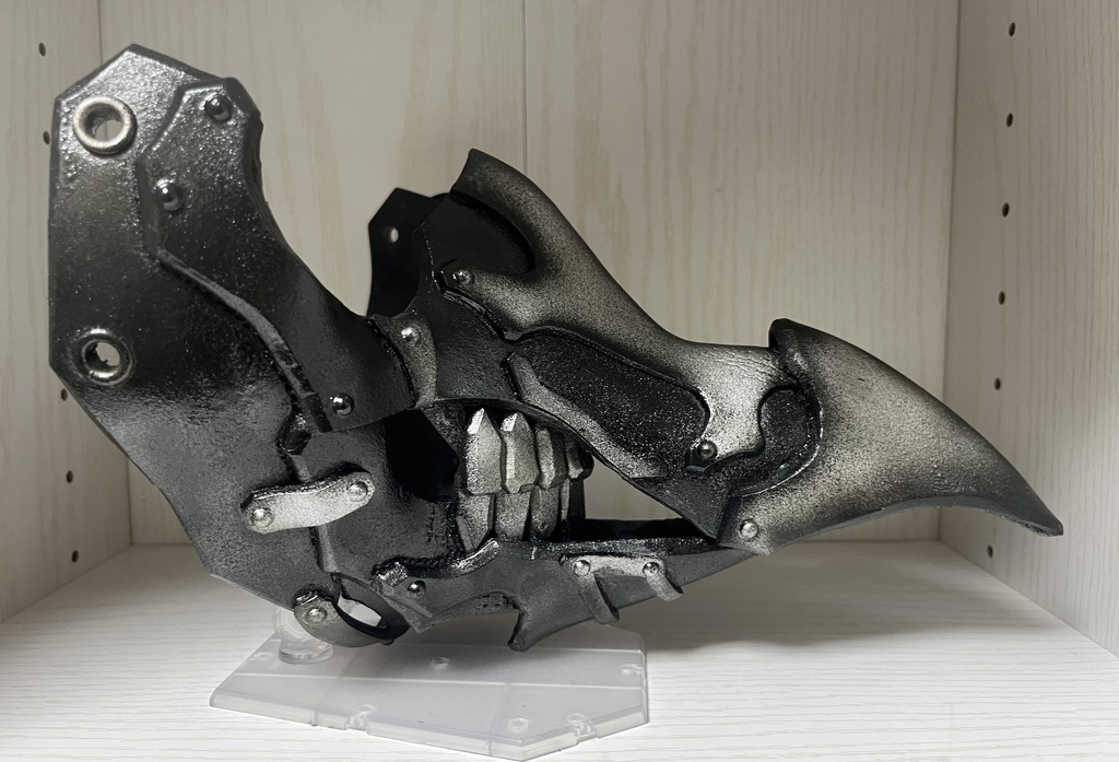 ハーフマスク「骸吐鳥」Silver