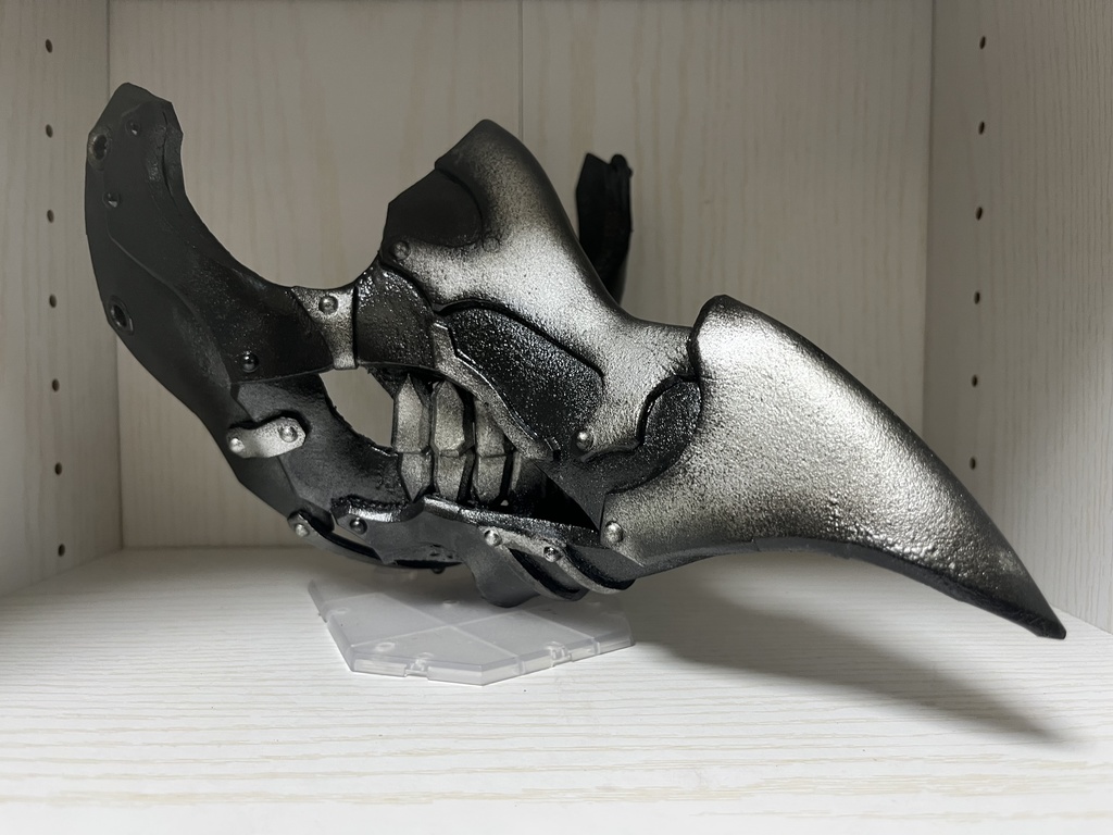 ハーフマスク「骸吐鳥」Silver