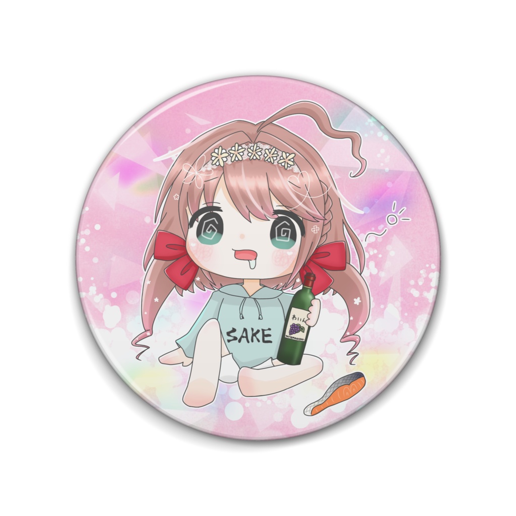 よぱうた 缶バッジ