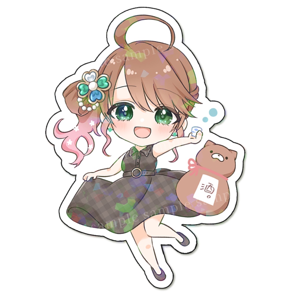 〆切済み【受注生産】生誕記念｜ホログラムダイカットシール