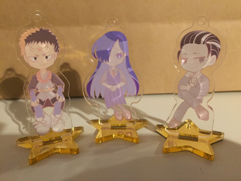 【創作】探偵とジョーカーのパソドブレ アクリルフィギュア