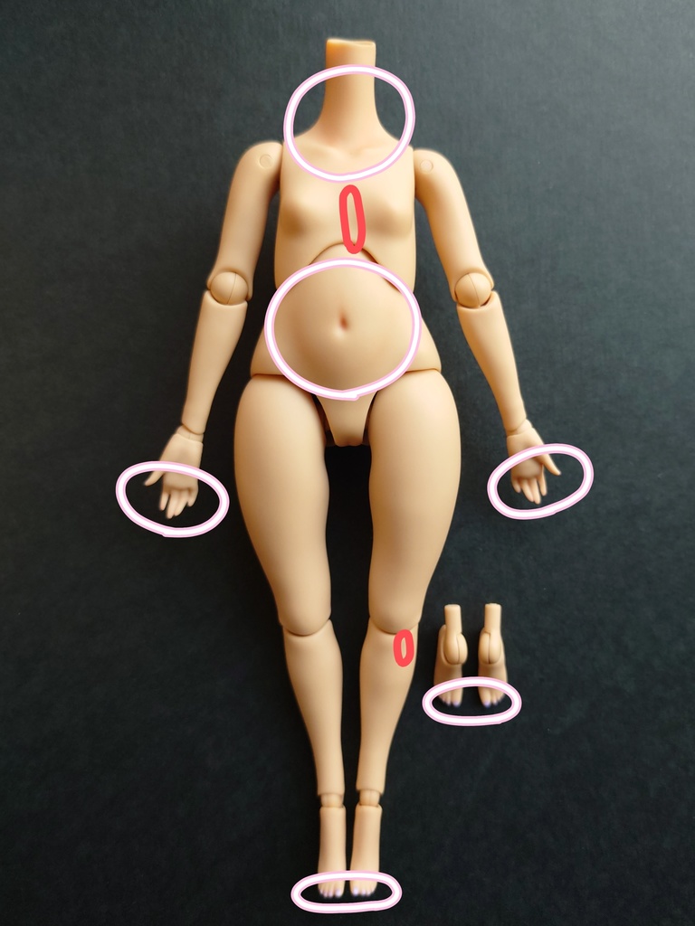 (売切)Harmonia bloom blooming doll(Sunset) カスタムメイクヘッド・ボディ