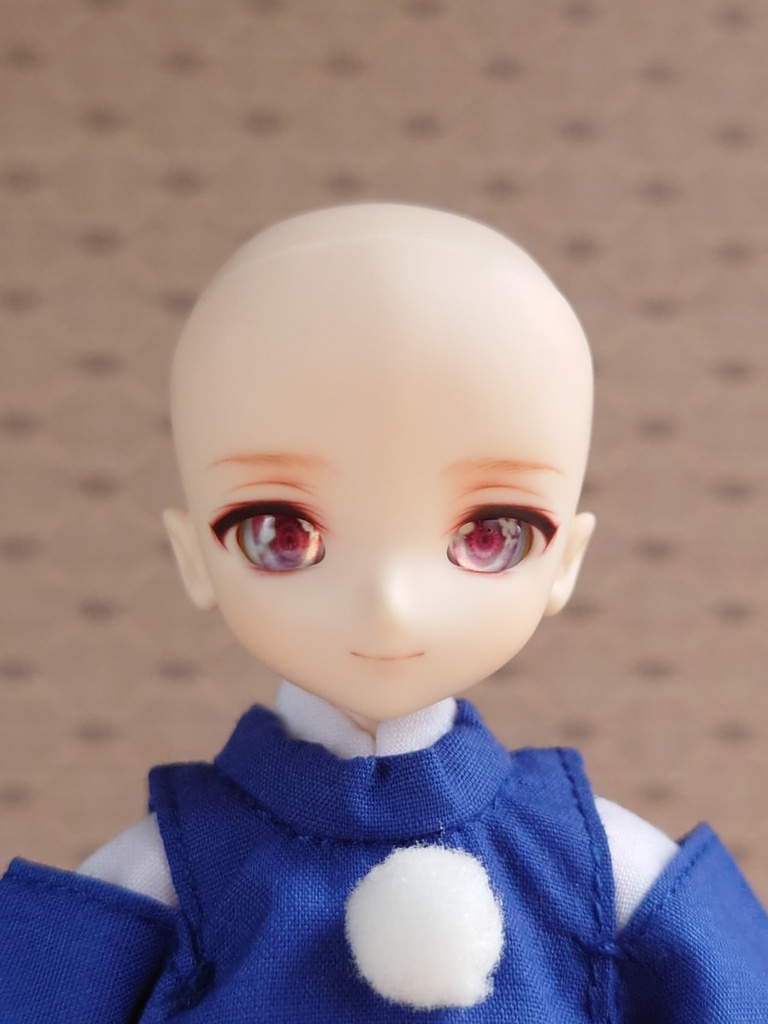 (売切)OBドールヘッドE-03「SIMPU」(アイ付属)