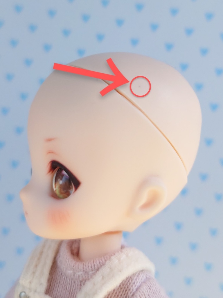 (売切)OBドールヘッドE-01「OTOKO」(アイ付属)※特記事項あり