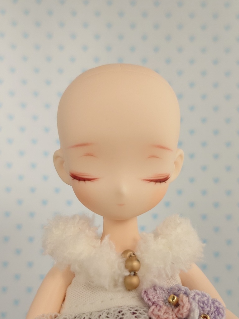 (売切)眠り目「オビツ11-01ヘッド」(ヘッドのみ)