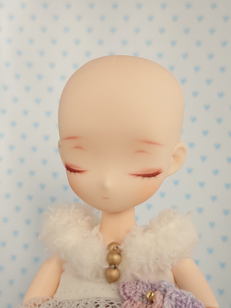 (売切)眠り目「オビツ11-01ヘッド」(ヘッドのみ)