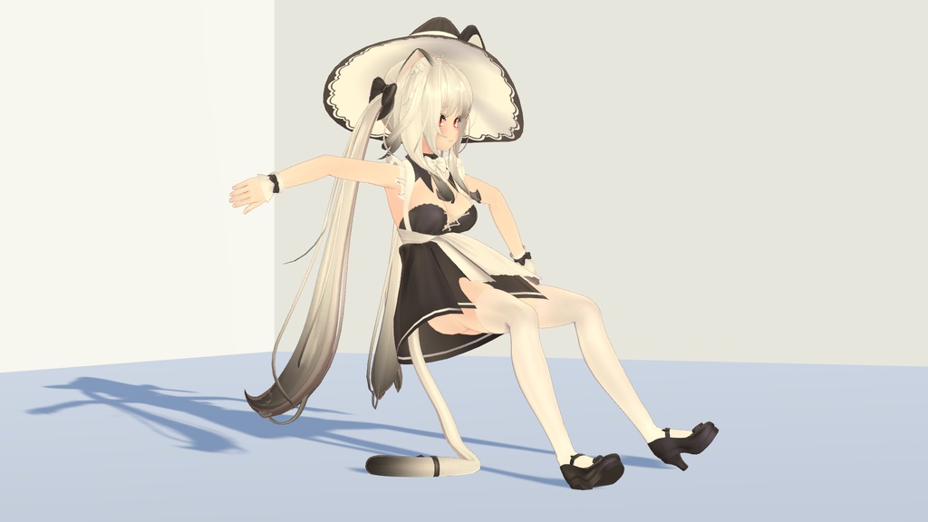 【無料】変な座りポーズ