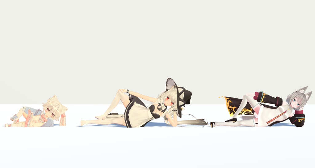【無料】Prone pose 2