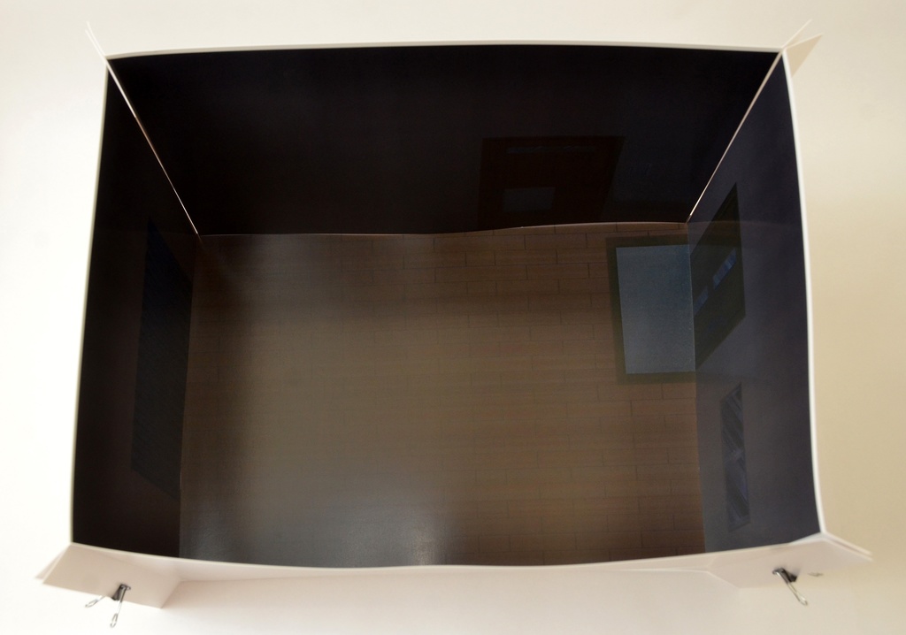 《サマーセール》ワンルーム-夜中- 1/12フィギュア用背景 初期型PLAYSURUHEYA