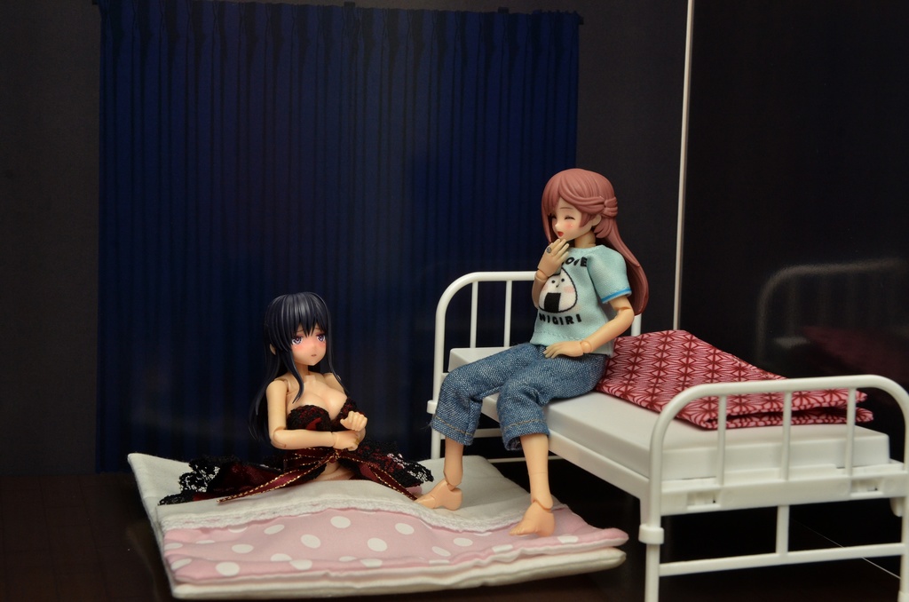 《サマーセール》ワンルーム-夜中- 1/12フィギュア用背景 初期型PLAYSURUHEYA