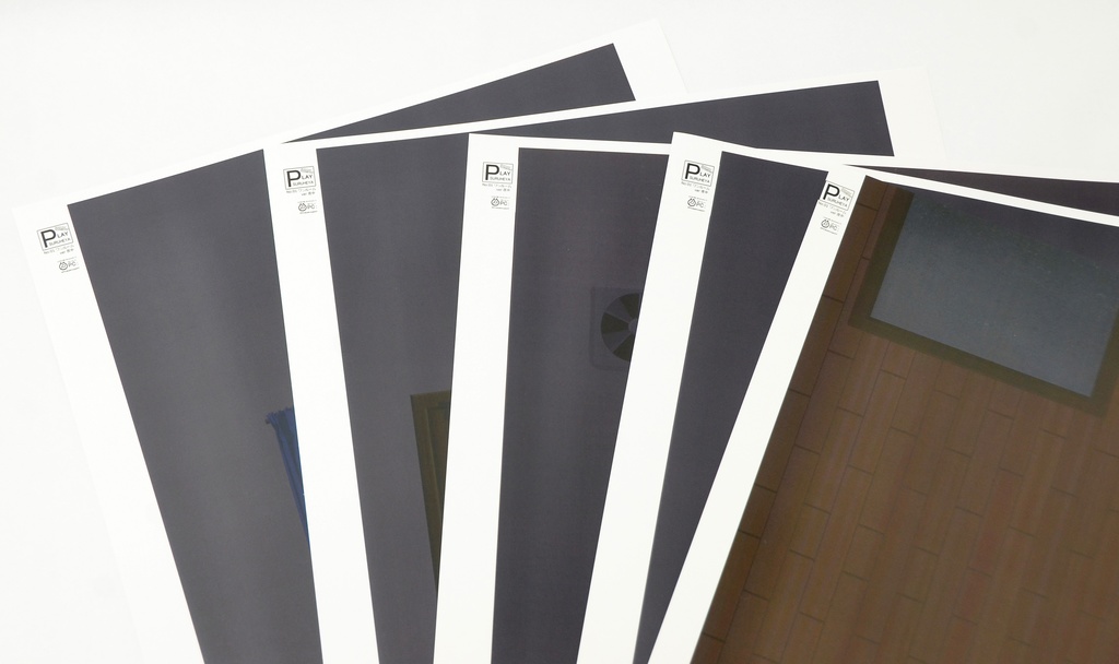 《サマーセール》ワンルーム-夜中- 1/12フィギュア用背景 初期型PLAYSURUHEYA