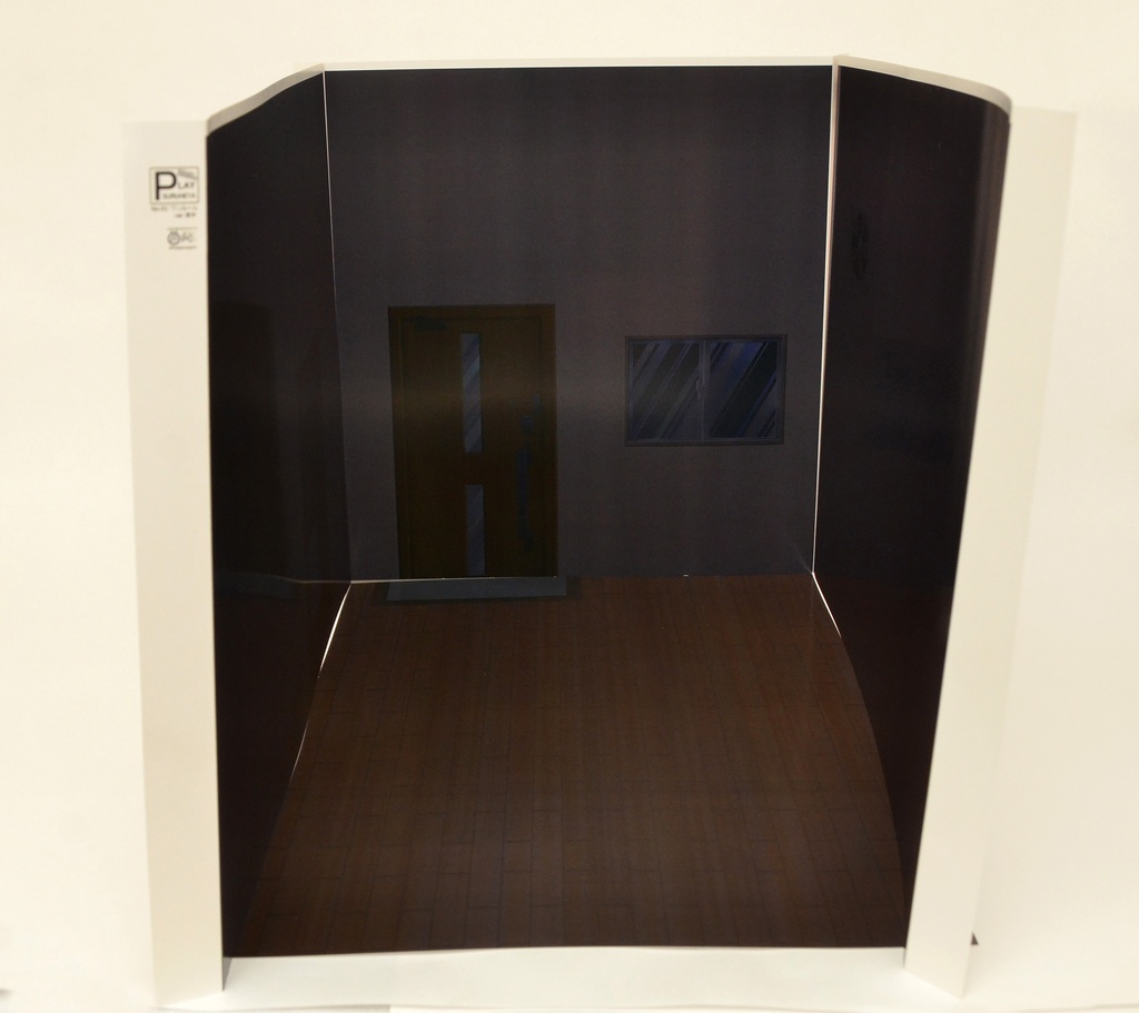 《サマーセール》ワンルーム-夜中- 1/12フィギュア用背景 初期型PLAYSURUHEYA