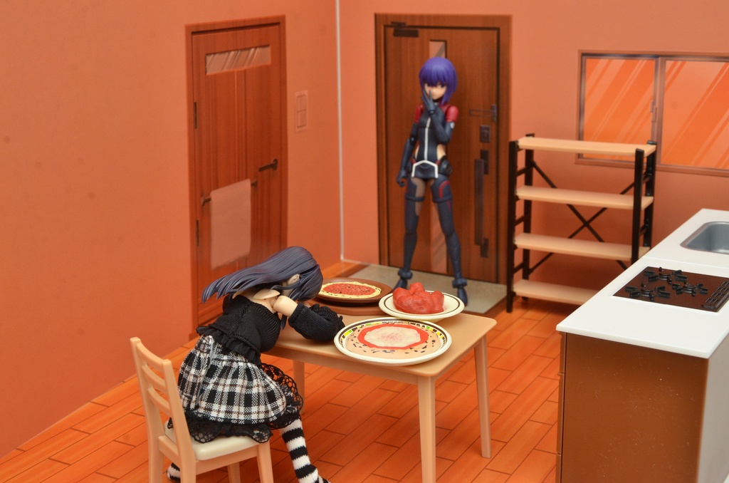 《サマーセール》ワンルーム-3種セット- 1/12フィギュア用背景 初期型PLAYSURUHEYA