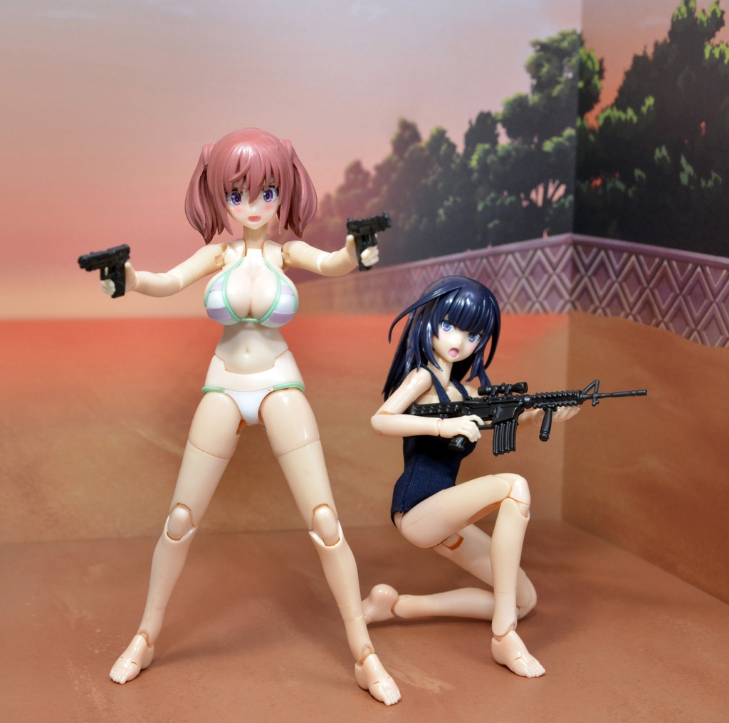 【砂浜】紙製背景1/12フィギュア用・プレイスルヘヤーシリーズ