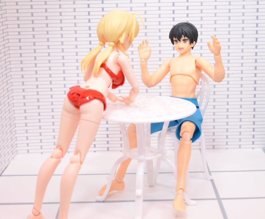 【プール】紙製背景1/12フィギュア用・プレイスルヘヤーシリーズ