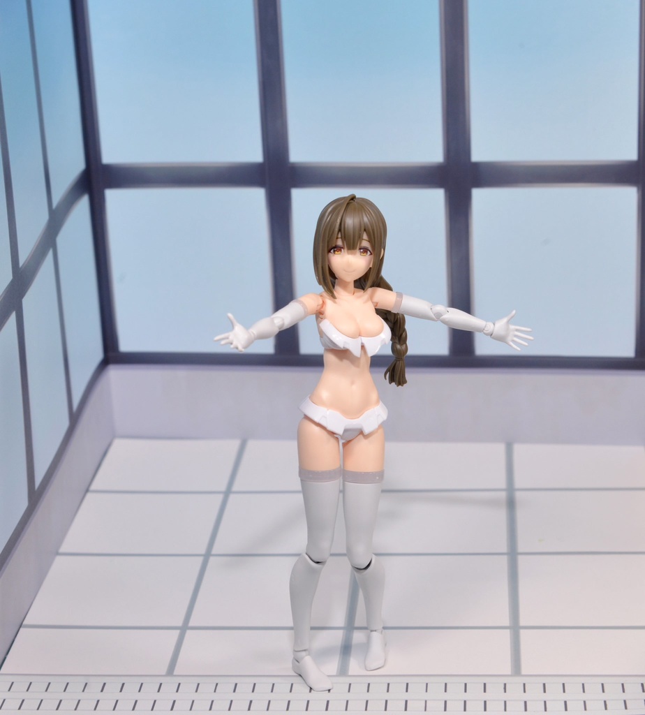 【プール】紙製背景1/12フィギュア用・プレイスルヘヤーシリーズ