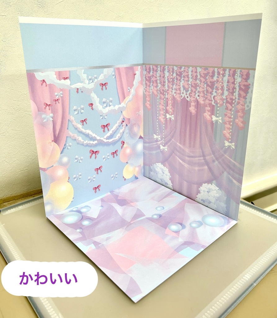 【フォトスタジオ】紙製背景1/12フィギュア用・プレイスルヘヤーシリーズ