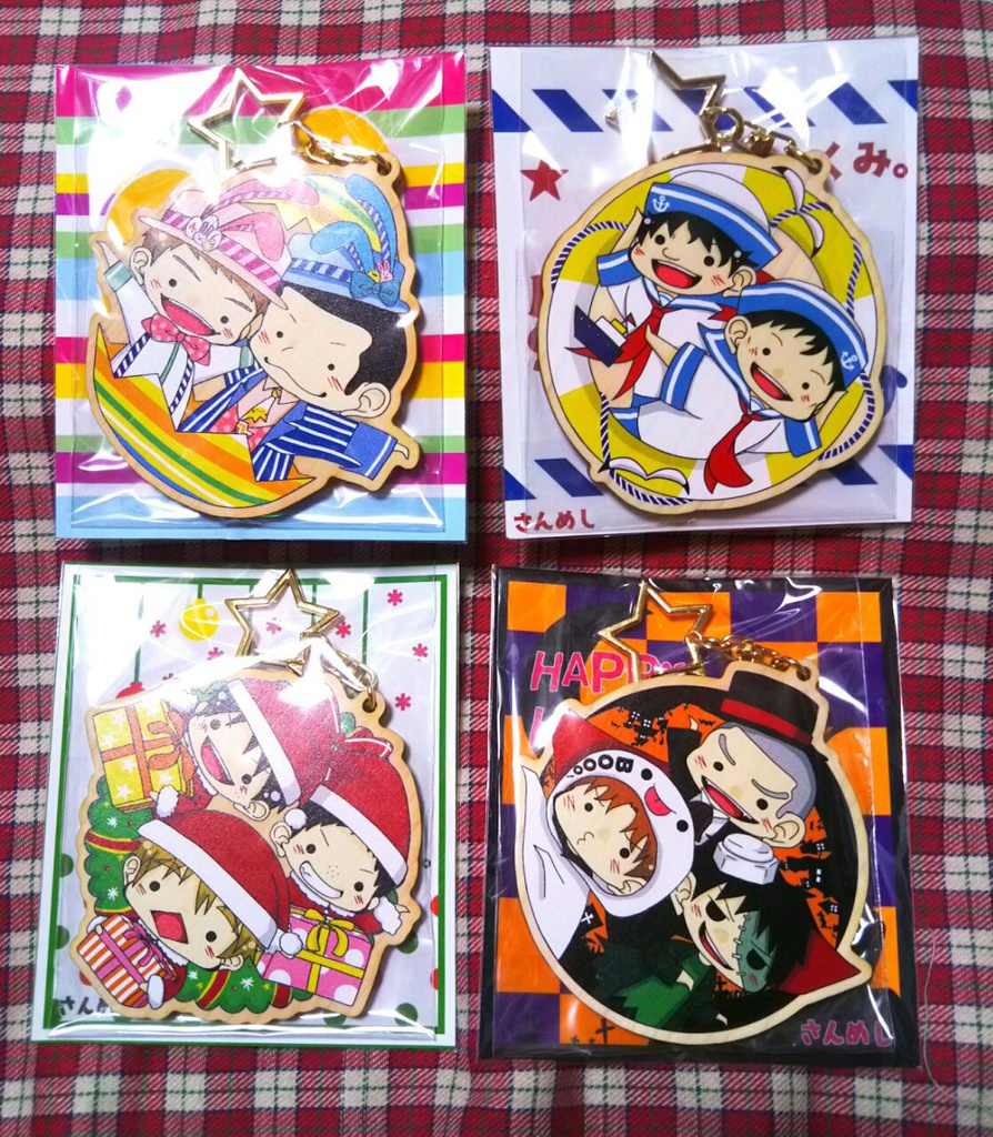 春夏秋冬くらすウッドキーホルダー