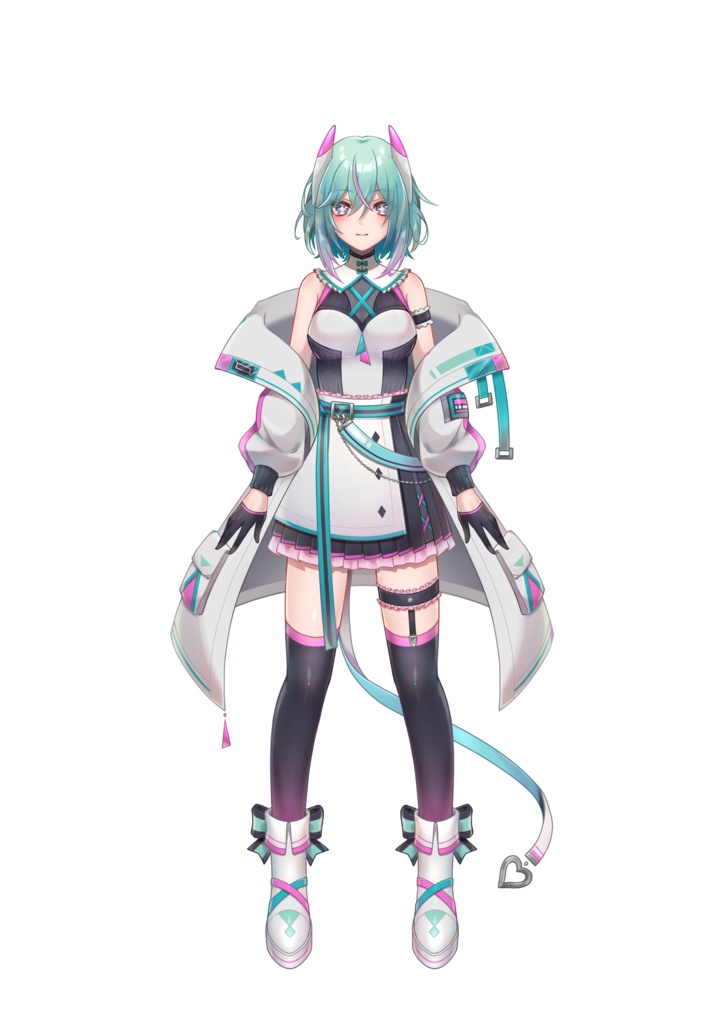 近未来少女 CyberGirl Vtuber Model/Fully rigged and ready to use model