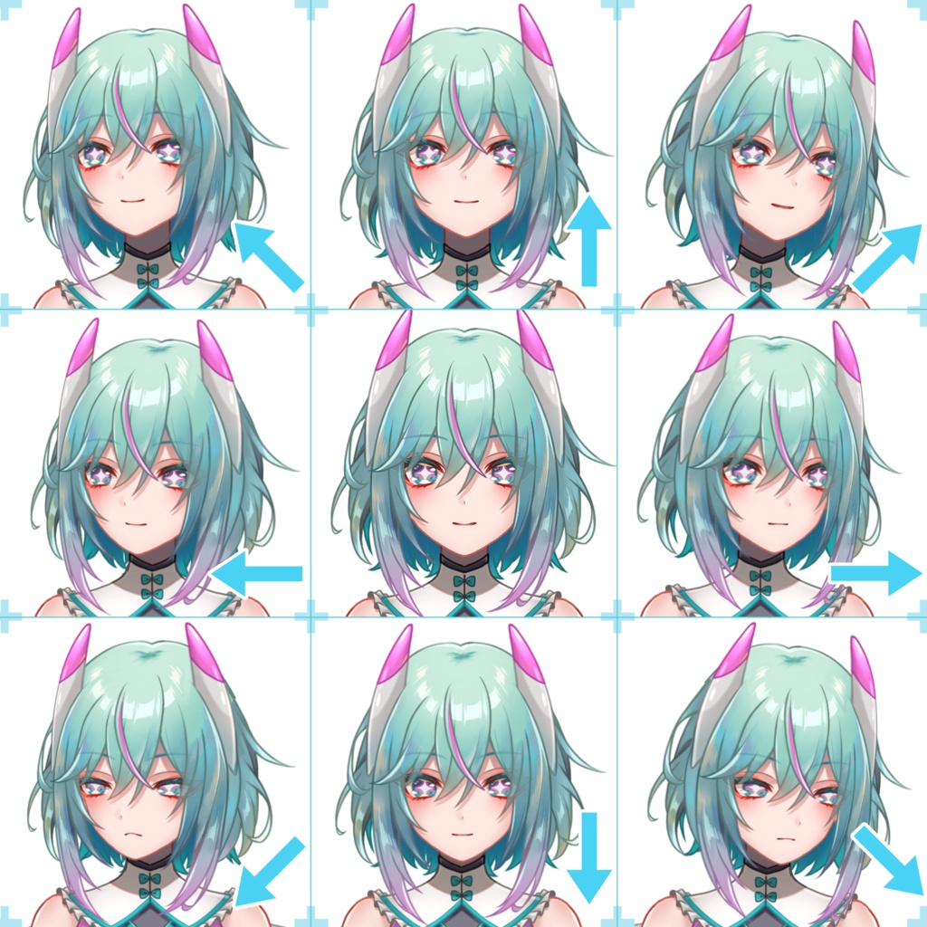 近未来少女 CyberGirl Vtuber Model/Fully rigged and ready to use model