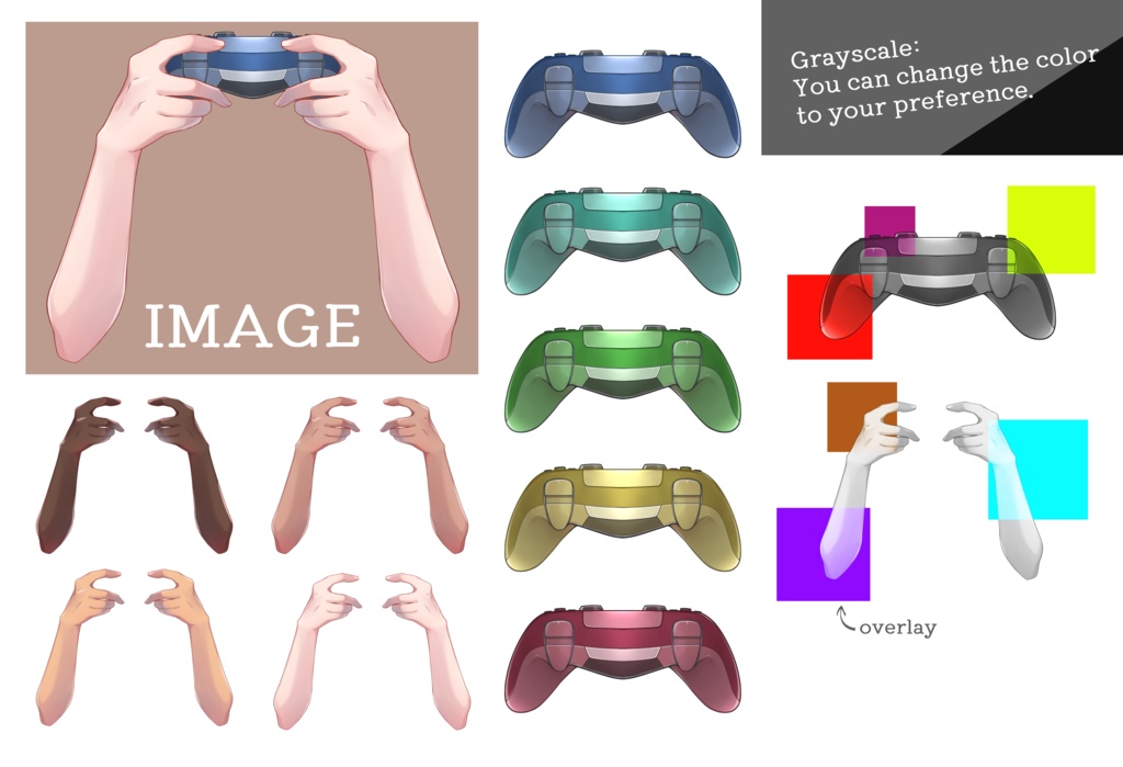 hand holding a game controller