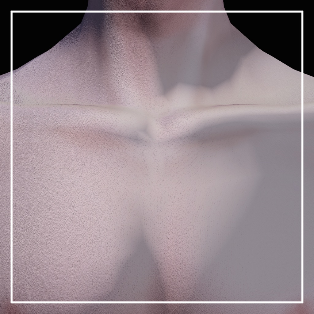 【リアル肌】Realistic skin Material - 調整済みマテリアル