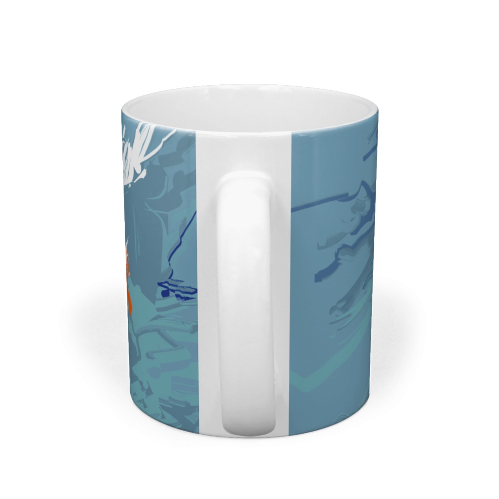 夢で見た水中馬マグカップ