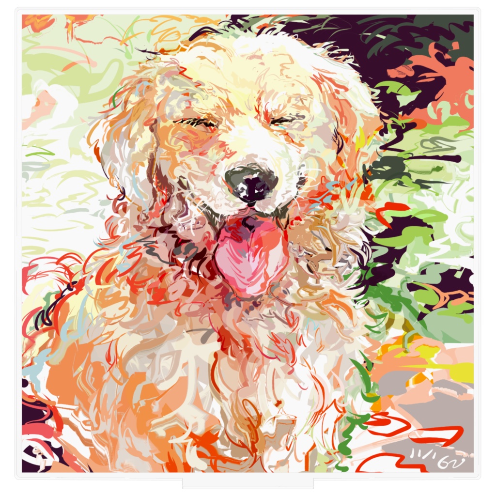 愛犬アクスタ16cm