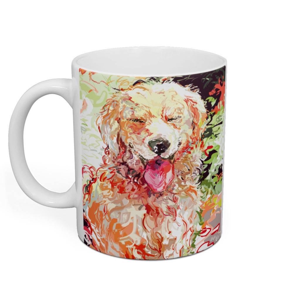愛犬マグカップ(両利き)