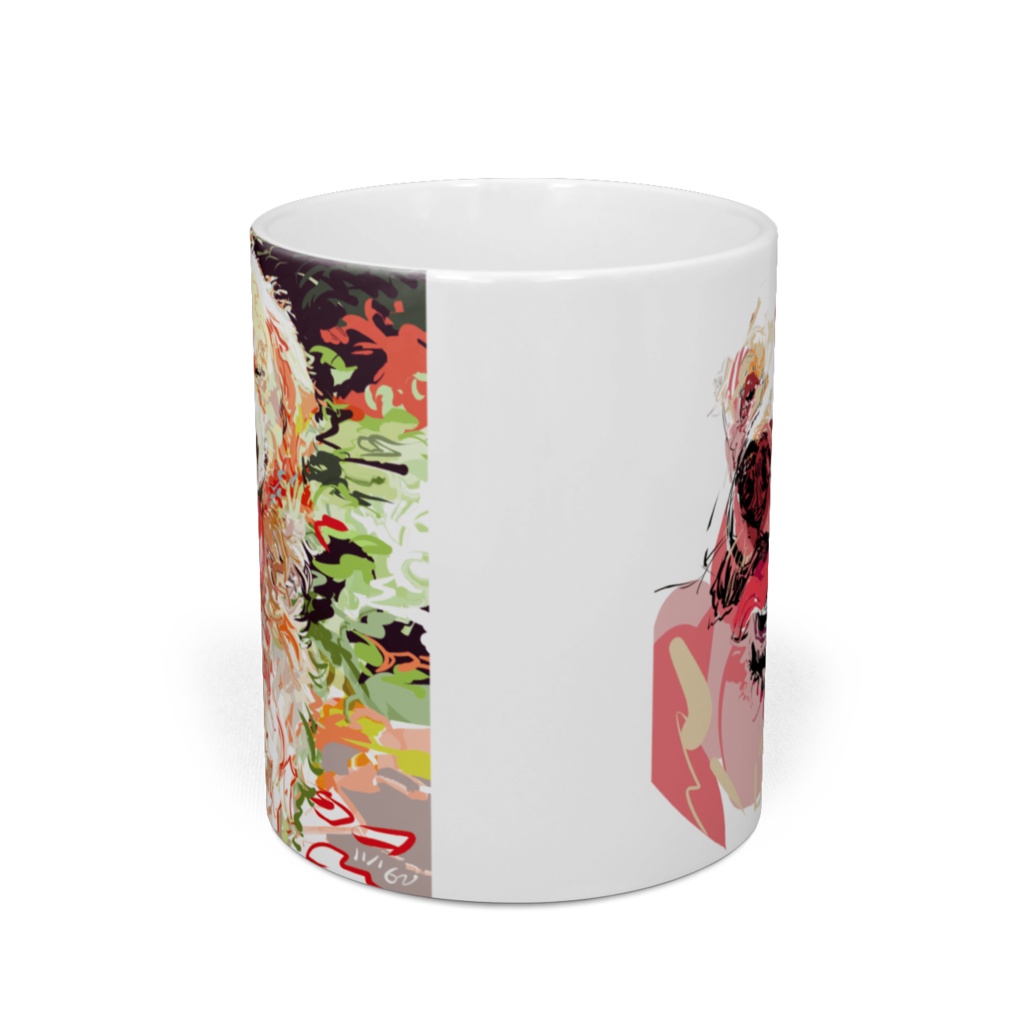 愛犬マグカップ(両利き)