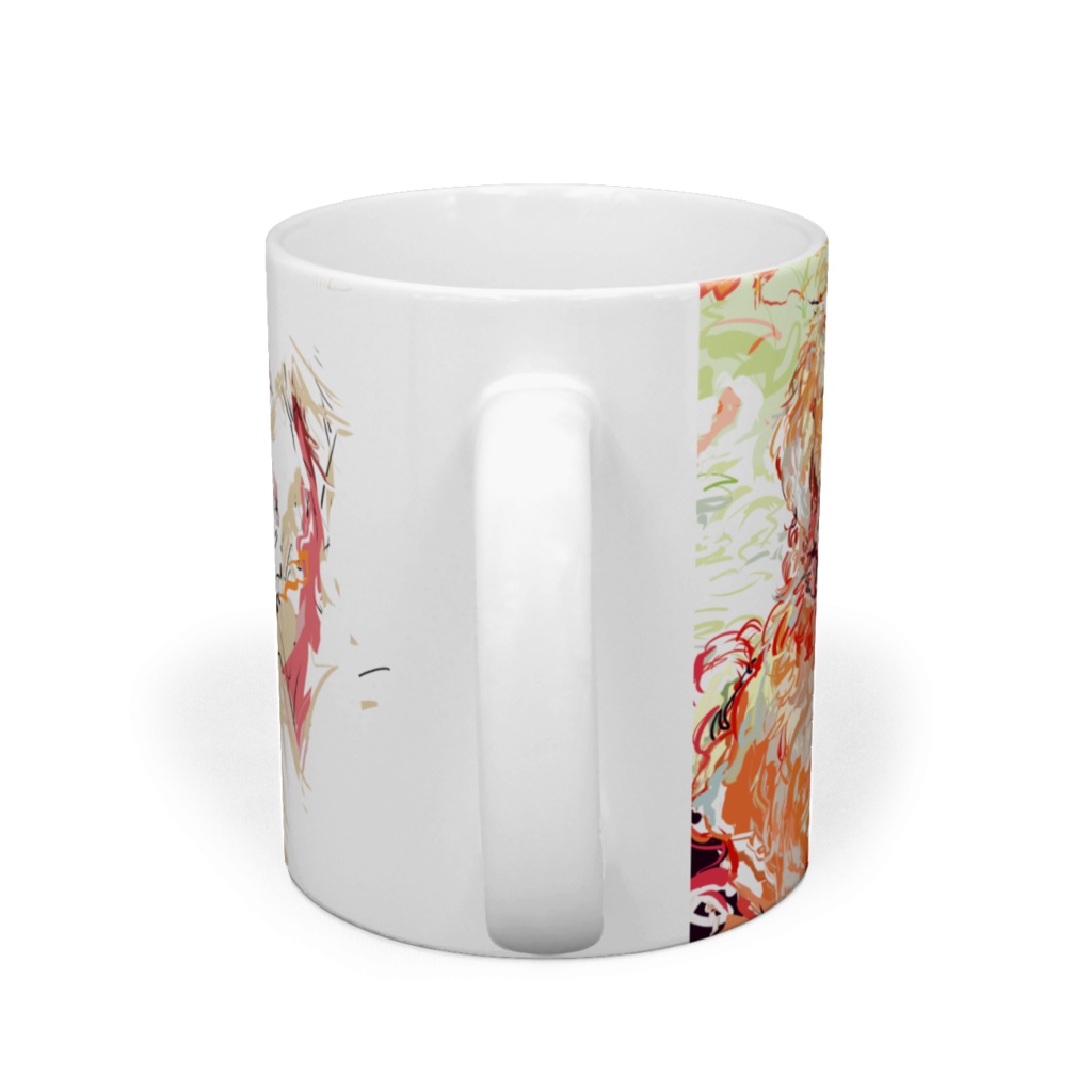 愛犬マグカップ(両利き)