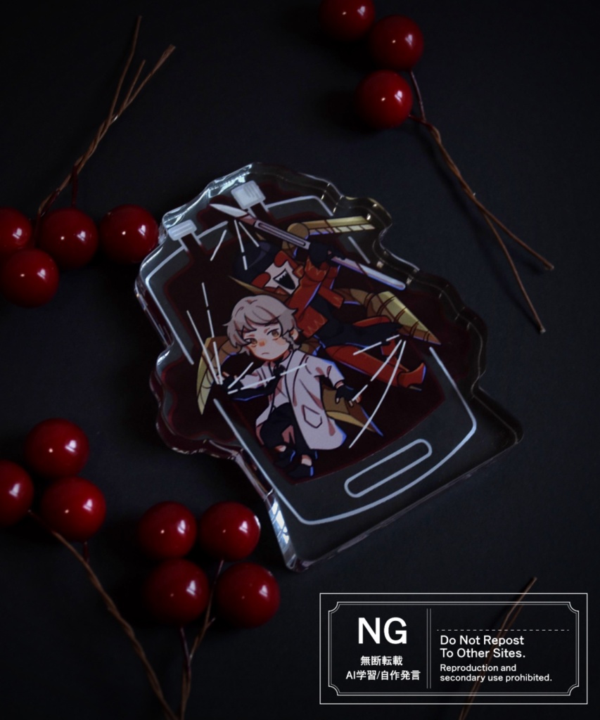 ミカメガ自立アクリルスタンド