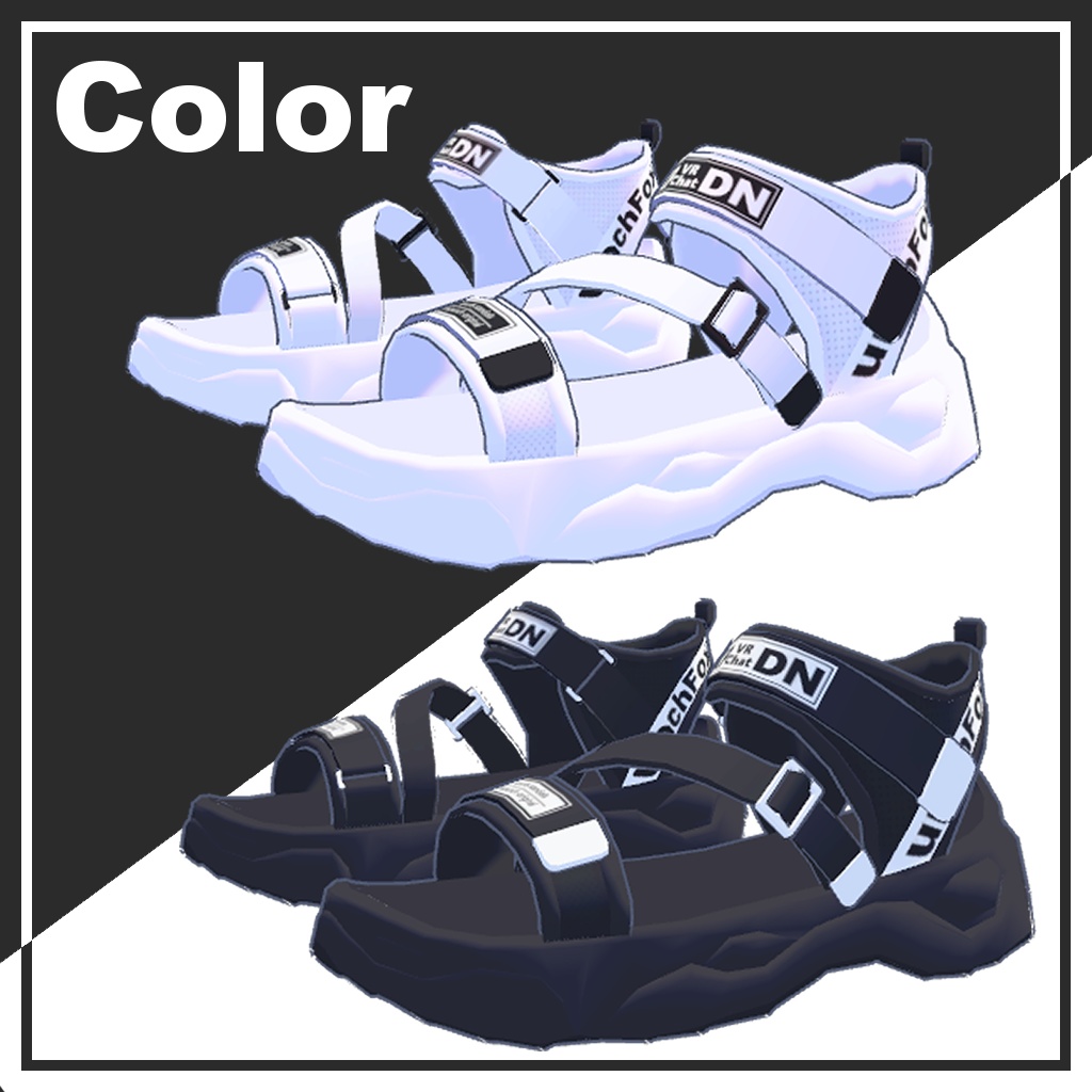 【カリン‐karin‐専用】スポーツサンダル【VRChat想定】