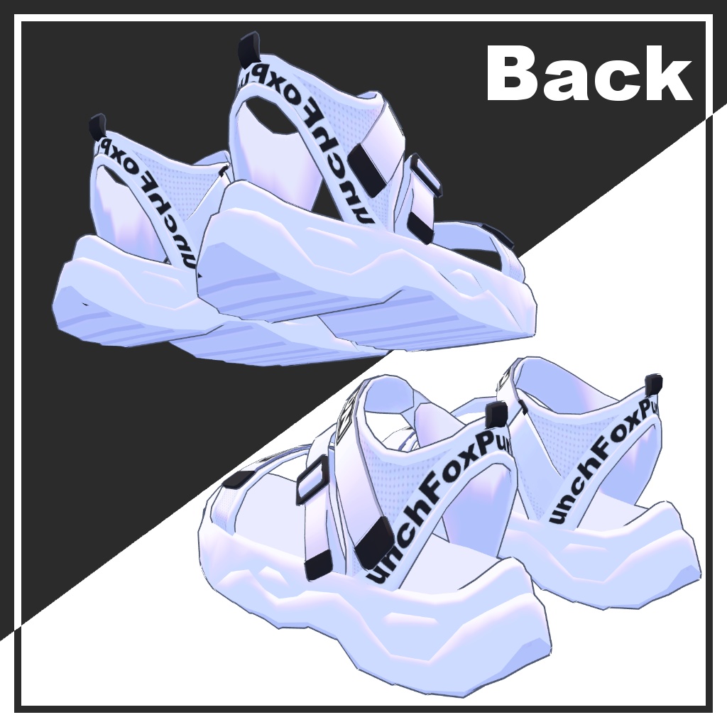 【桔梗‐Kikyo‐専用】スポーツサンダル【VRChat想定】